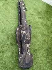 Used Korda compac Dark Kamo 3 rod holdall+new Korda 12ft New 12 Ft Single sleeve
