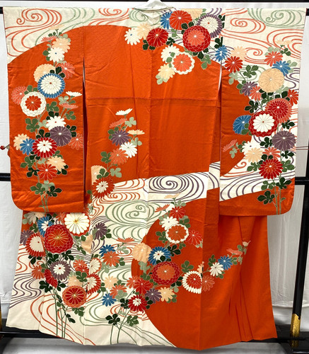 Japanese vintage kimono - vintage,