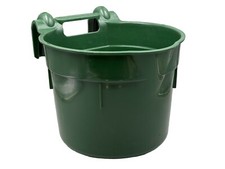 Horse Hook Over Feeding Manger 8L Feeder Bucket Sheep pony gate fence stable