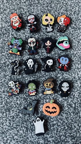Halloween cloggs shoe charms - halloween,