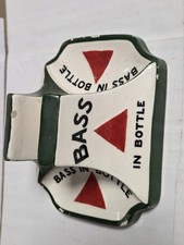 Fantastic Condition Matchbox Holder/Ashtray Advertising Bass In Bottle - 1900s