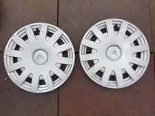 Pair Citroen 15" Wheel Trims