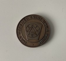 VINTAGE SCOTLAND MASONIC PENNY TOKEN - LODGE HOUSTOUN ST JOHNSTONE #242