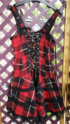 Hell bunny goth emo - hell, tartan