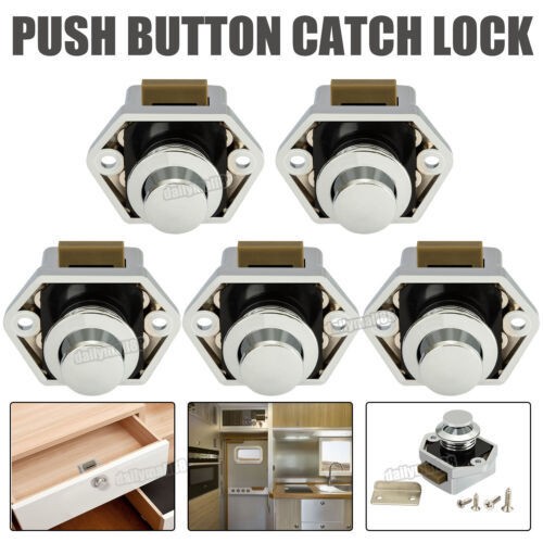 Push button catch - 5x,