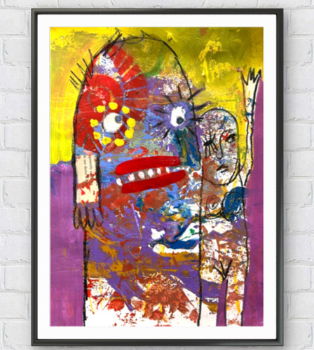 Neo expressionist portrait - neo,