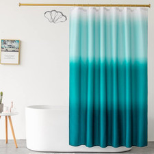 150 X 180Cm Blue Teal Shower