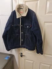 Men's Bench Heavy-duty, Fleece Lined Corduroy Jacket XL.