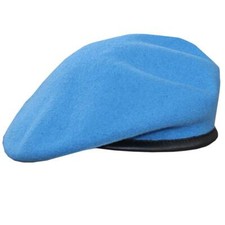 BRITISH ARMY UNITED NATIONS UN BLUE OFFICERS SMALL CROWN BERET