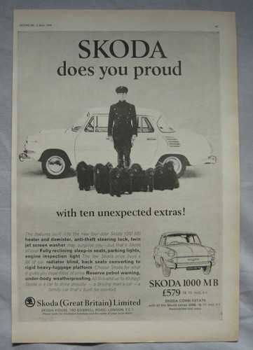 1966 skoda 1000 original - skoda,