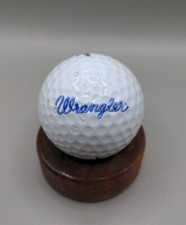 Wrangler Logo Golf Ball Dunlop Collectors Display Ball Jeans Apparel