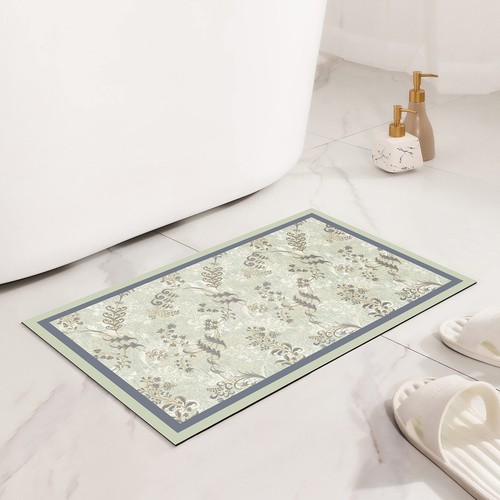 Floral thin quick dry bath - quick, mat