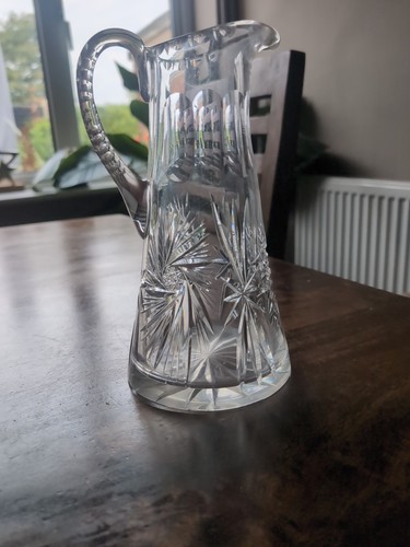 Vintage crystal jug - vintage,