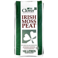 Original Clover Irish Moss Peat Soil Conditioner and Improver | 1 x 100L Bale