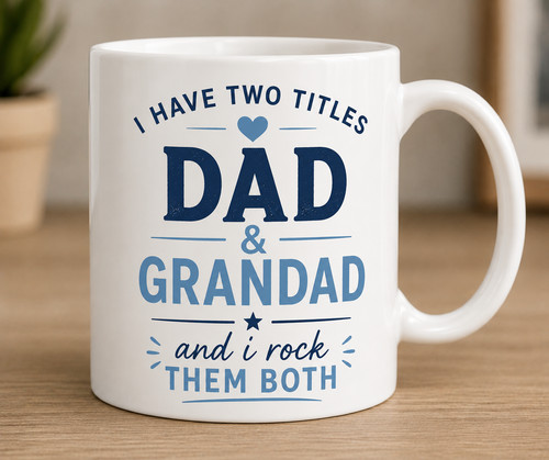 Cute fathers day mug dad - fathers,