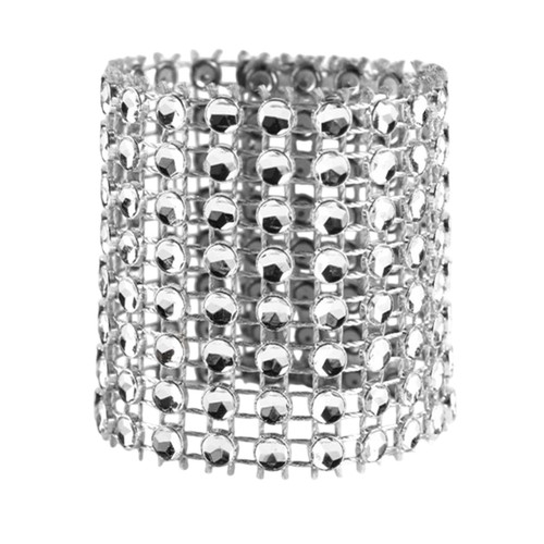 Diamante napkin rings - diamante,