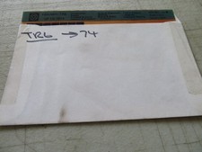 TRIUMPH TR6 TO 1974  PARTS MICRO FICHE SLIDES SET OF 2