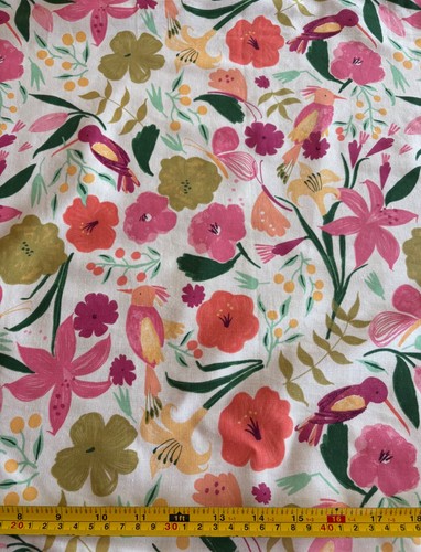 Fabric tropical birds - fabric-tropical, &