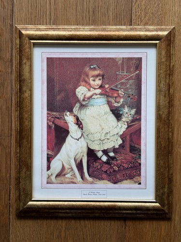 Broken string framed art - a,