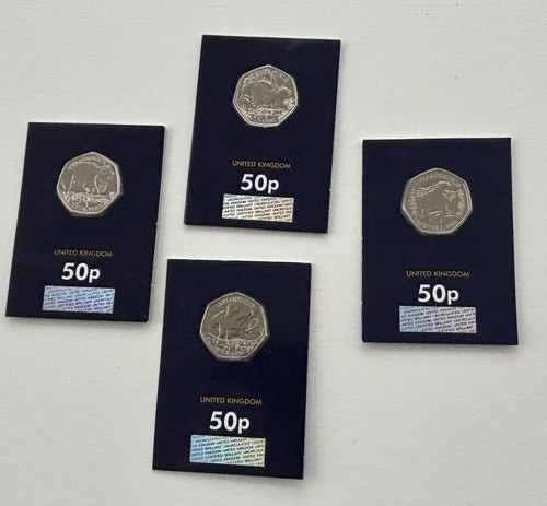 50p dinosaur coins - dinosaur,