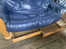 2 seater sofas used Navy
