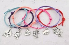 6 MOANA FRIENDSHIP BRACELETS PARTY BAG FILLER GIFT TOMBOLA PRIZES