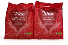 Tilda Easy Cook Long Grain Rice 5kg x2 – Premium Fluffy Gluten-Free Pack