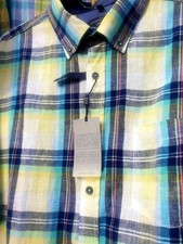 CASA MODA LEMON/BLUE CHECK