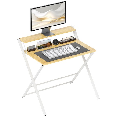 Homcom folding desk - folding, with