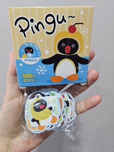 Pingu penguin stickers new - pingu,