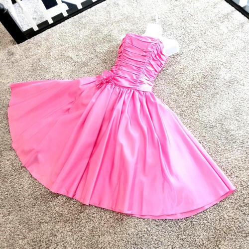Vintage pink taffeta party - pink,