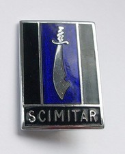 SCIMITAR ENAMEL LAPEL PIN