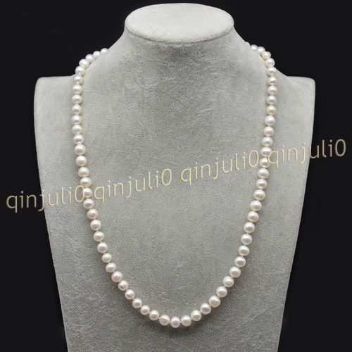 Genuine natural white akoya - natural,