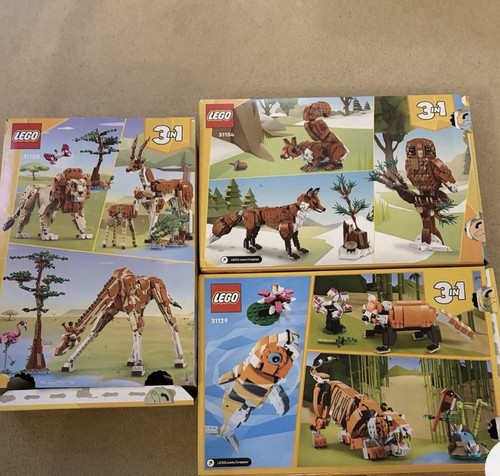 Lego creators empty boxes - creators,