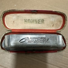 Vintage Hohner Chromonica II De Lux Original Box