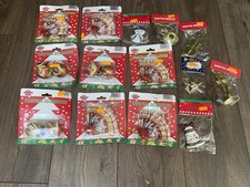 Vintage  Retro Christmas Tree Baubles Decorations New Old Stock Job Lot