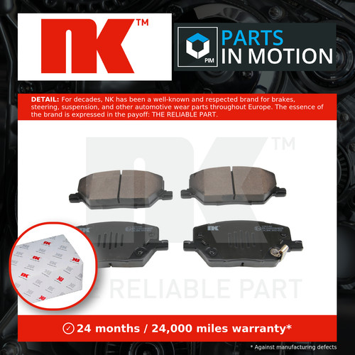 Brake pads set fits jeep - set,