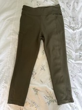 3/4 Length Green Leggings
