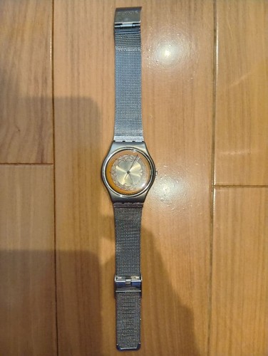 Swatch quartz watch with - quartz, mesh
