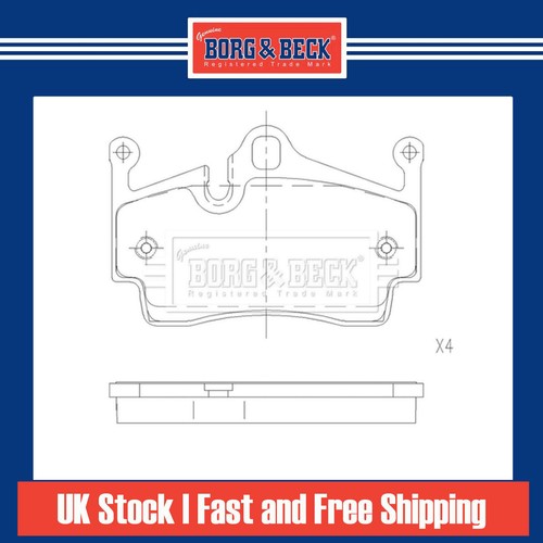 Brake pads set - set, porsche