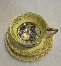 Aynsley Imperial 22kt Gold Tea Cup & Saucer Set Fine Bone China 5x Available