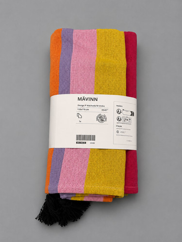 Ikea mavinn throw striped - mavinn,