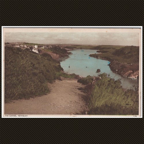 The gannel newquay real photo - the,