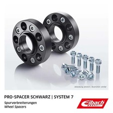 2x Wheel spacer flange black
