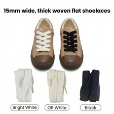 15mm Wide Flat Cotton Laces