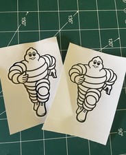 2 x Michelin Man Stickers