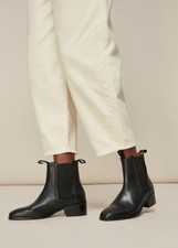 Whistles Leather Ankle Boot