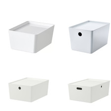 IKEA Box with Lid Ikea KUGGIS