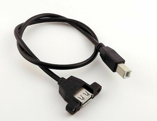 Usb female with panel - usb-a,