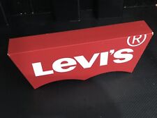 Original LEVI’S Shop Display Sign Used Condition Advertising Signs LARGE Levi